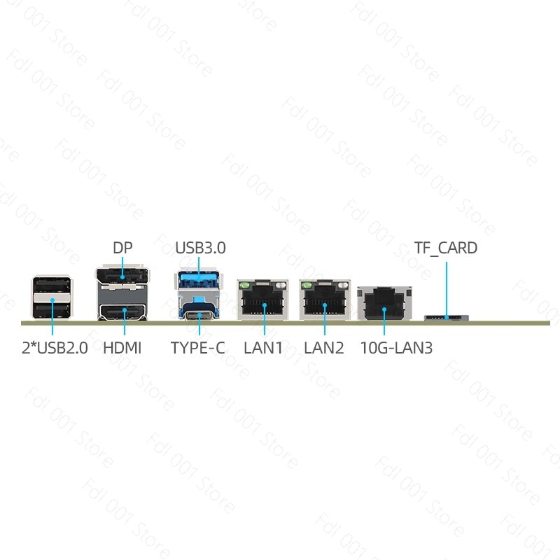 Mini Itx Dual 2.5G Nas Motherboard - N100 moederbord Dual 2.5G 10G SFP