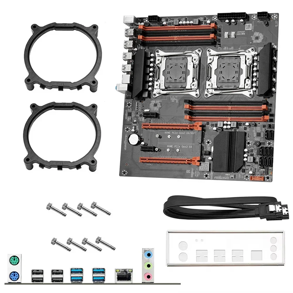 Dual Lga2011-3 Server Motherboard Combo - X99 Dual CPU SOYO Gaming Moederbord