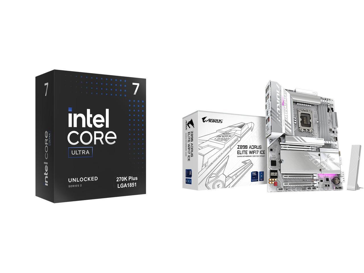 Z890 Wi-Fi 7 Motherboard - CPU-moederbord-combinatie - Intel BX80768270K bundel met