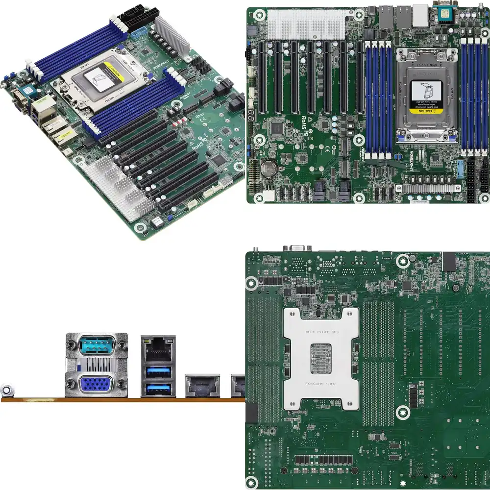 Dual Socket Sp3 Epyc Motherboard - Origineel ASRock Rack ROMED8-2T voor EPYC