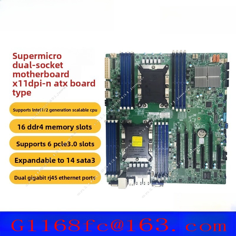 Hoogwaardig professioneel X11D - C621 Dual Cpu Motherboard recensie en prijs