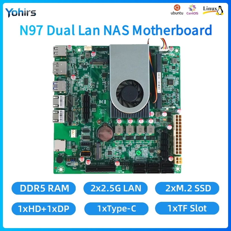 Yohirs NAS moederbord Mini ITX - Mini Itx Dual 2.5G Nas Motherboard recensie en prijs