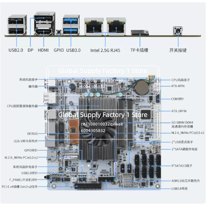 NAS Moederbord Mini ITX M11 me - Mini Itx Dual 2.5G Nas Motherboard recensie en prijs