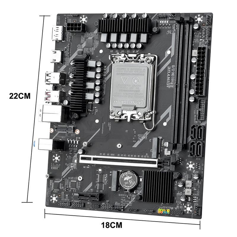 JGINYUE H810M-D/B M-ATX Gaming - Lga1851 Gaming Motherboard recensie en prijs