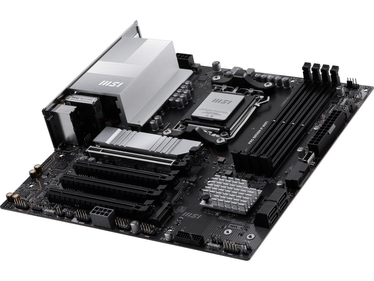 MSI PRO B850M-P WIFI AM5 AMD B - Am5 Micro Atx Pcie 5.0 Motherboard recensie en prijs