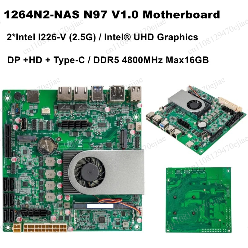 SZBOX N97 NAS moederbord - Int - Mini Itx Dual 2.5G Nas Motherboard recensie en prijs