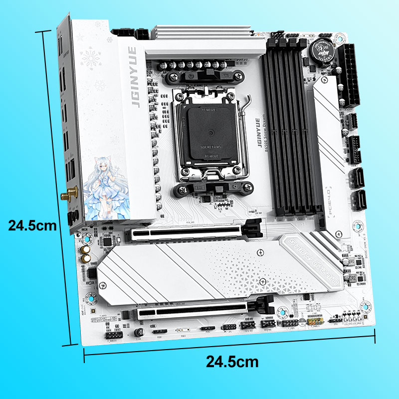 JGINYUE B650E Sneeuwdroom AM5  - Am5 Micro Atx Pcie 5.0 Motherboard recensie en prijs