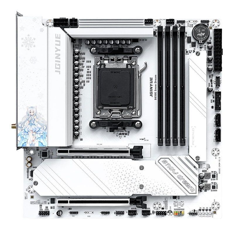 JGINYUE B650E Sneeuwdroom AM5  - Am5 Micro Atx Pcie 5.0 Motherboard recensie en prijs